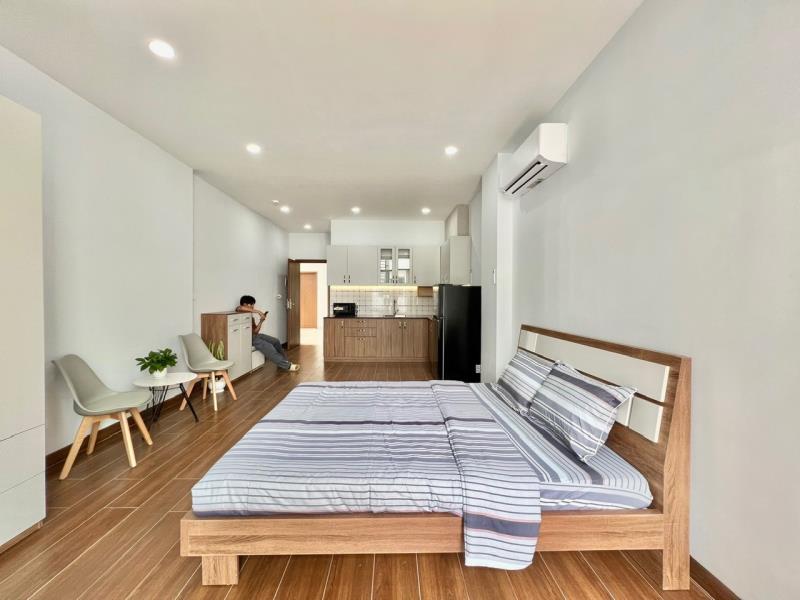 Studio ban công 40m2-có thang máy full nt giáp quận 1,bình thạnh - Ảnh 4