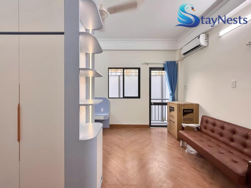 Studio ban công thoại ngọc hầu – gần đại học văn hiến, đại học học bàng ba – trục đường hoà bình, luỹ bán bích – ngã tư 4 xã - Ảnh 2