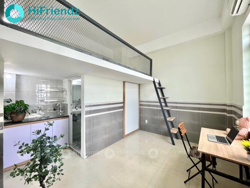 Mặt tiền phạm văn chiêu duplex cửa sổ trời - Ảnh 2