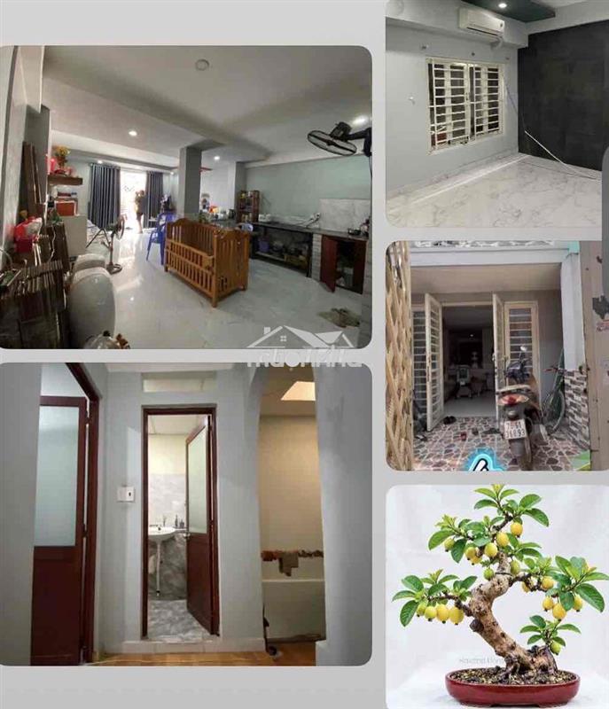 Nhà rộng mới, dt rộng 55m2, sân để xe, 1 trệt 1l 2p. ngủ ok