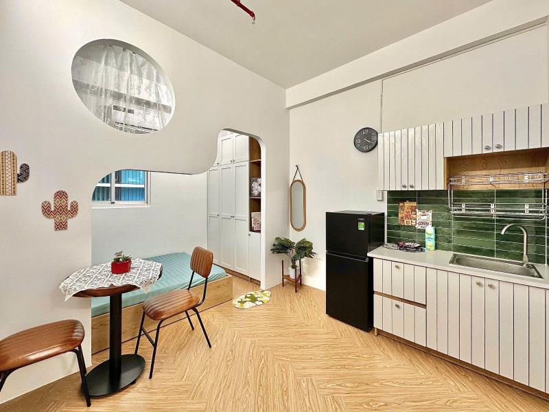 Studio có cửa sổ trời - gần sân bay tân sơn nhất, công viên gia định, công viên hoàng văn thụ