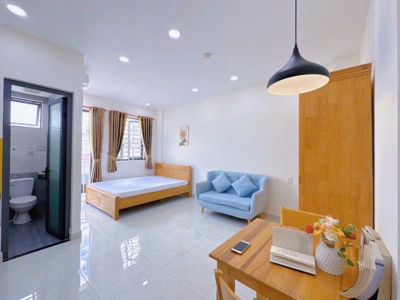 Phòng 40m2 full nội thất ban công lớn, nhà mới ngay chợ bà chiểu-nguyễn văn đậu, bình thạnh - Ảnh 2