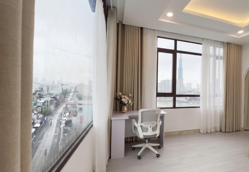 1 phòng ngủ tách bếp mới100%_thang máy_máy giặt riêng gần chợ bà chiểu,lê quang định,qua quận 1,3,10 thuận tiện ! - Ảnh 4