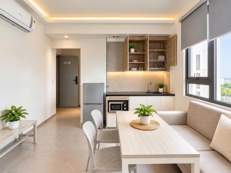 Cho thuê căn hộ  ban công full nội thất – gần lotte mart, vivocity, ufm, tdtu, rmit  - Ảnh 2