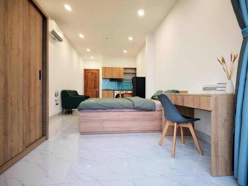 Cho thuê căn hộ 40m² có ban công | máy giặt riêng | ngay chợ bà chiểu – lê trực, bình thạnh - Ảnh 3