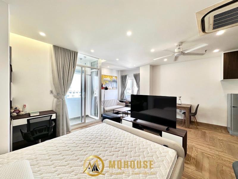 Cho thuê studio ban công 40m2 có thang máy ngay thảo cầm viên - công viên lê văn tám - hồ con rùa - Ảnh 4