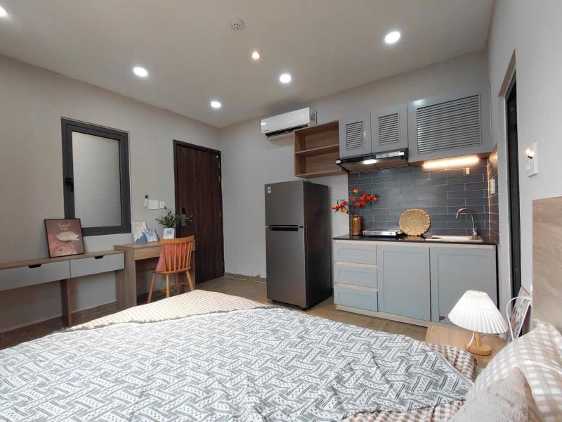 Phòng trọ bình thạnh, đường nơ trang long - bàn giao full nội thất như hình