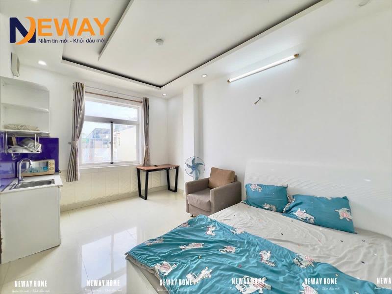 Căn hộ có cửa sổ thoáng full nội thất kế cầu nguyễn văn cừ tiện sang quận 1, quận 5