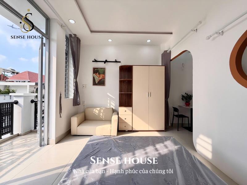 Studio tách bếp bancol - full nt - 30m2 - aeon - dh vhu