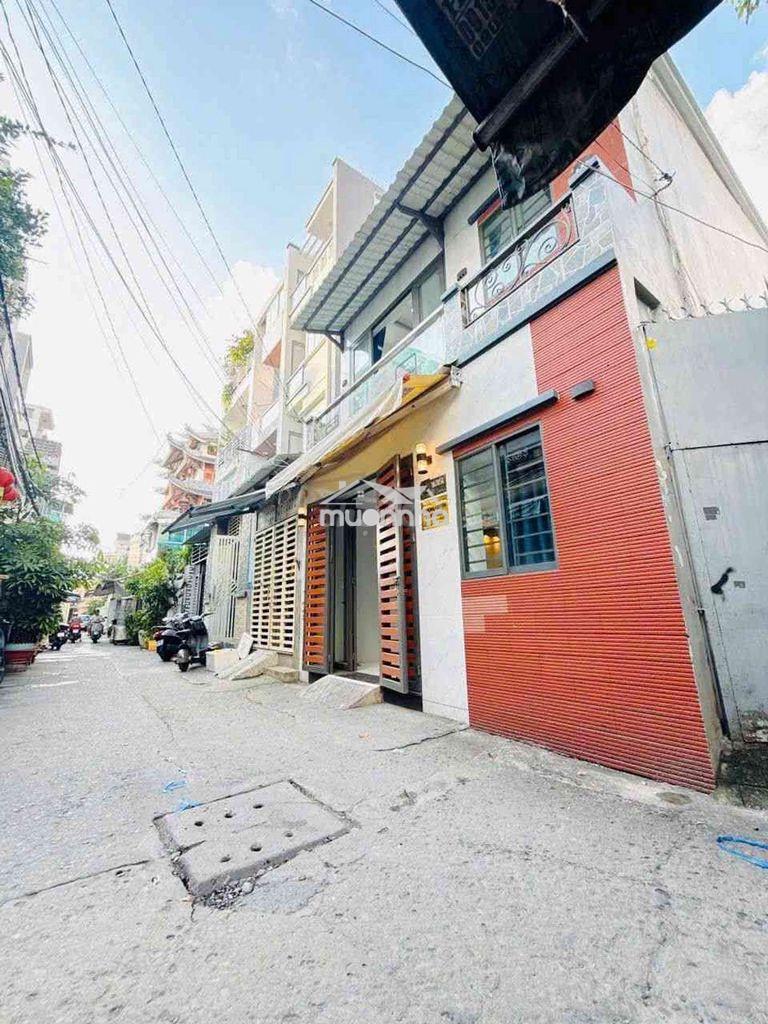 Nhà 75m2, 2 mt hẻm xe hơi, 5,5x14, âu dương lân, q8, giá nhỉnh 6 tỷ
