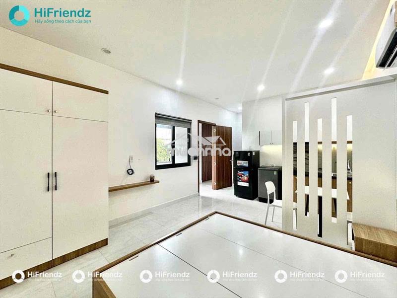 Cho thuê studio bancol tách bếp - full nội thất - tân sơn nhì -free xe