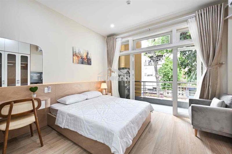 Căn hộ 1 phòng ngủ có bancol ngay chợ tân định, công viên lê văn tám
