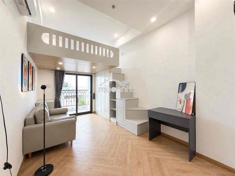 Cho thuê căn hộ mini mới duplex ban công - khu tân thành, lũy bán bích