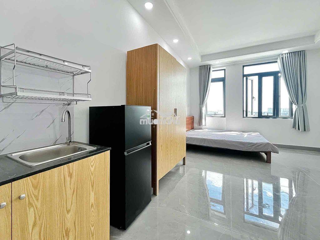 Cho thuê studio cửa sổ trời đầy đủ nội thất - có thang máy - gần aeon - Ảnh 2