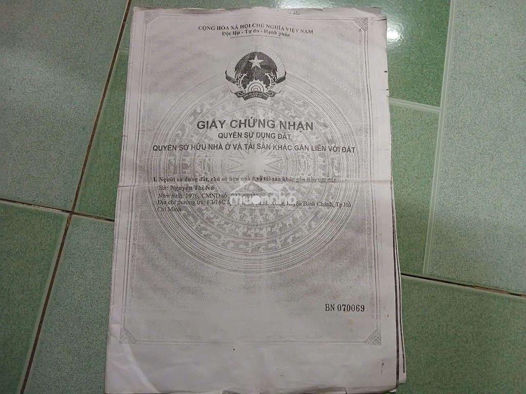 Bán nhà hẻm trần văn giàu - Ảnh 4