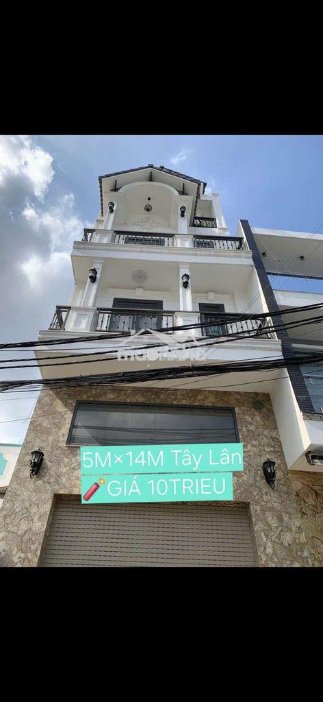 Cho thu nhà có máy lạnh.5×14m đường tây lân bình tri đông a.binh tân