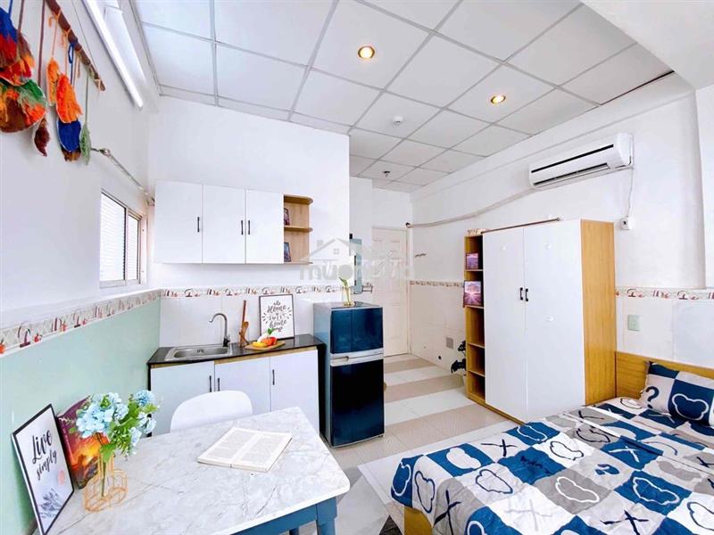 Phạm ngũ lão q1 giá rẻ studio full nội thất thoáng mát