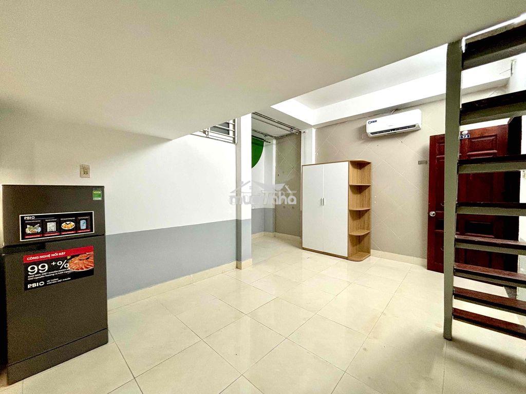 Phòng full nt trệt siêu rộng 40m2 máy giặt riêng - gần ufm kcx quận 4 - Ảnh 3