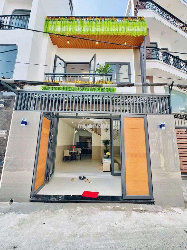 Bán nhà 1trệt 1lầu sổ hồng riêng gần chợ bình chánh giá 1tỷ450triệu