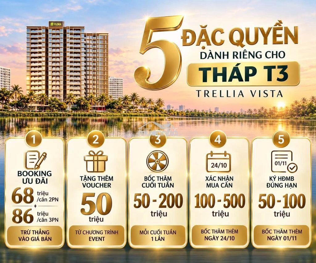 Mở bán trellia vista, căn hộ cao cấp ven sông thuộc kđt mizuki park - Ảnh 3