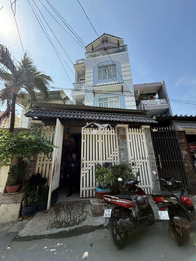 Cho thuê nhà 4 tầng mặt tiền đs 3 p. thạnh mỹ lợi - chỉ 20 triệu