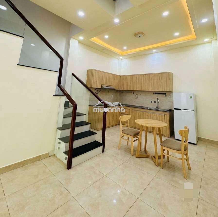 Xe hơi đậu cửa 54m²x4tầng nhà mới - đẹp thông ra lê quang định - Ảnh 3