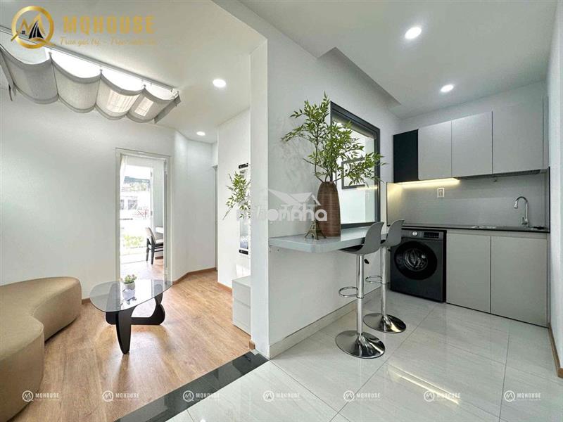 2pn ban công full nt máy giặt riêng tone trắng ngay luỹ bán bích