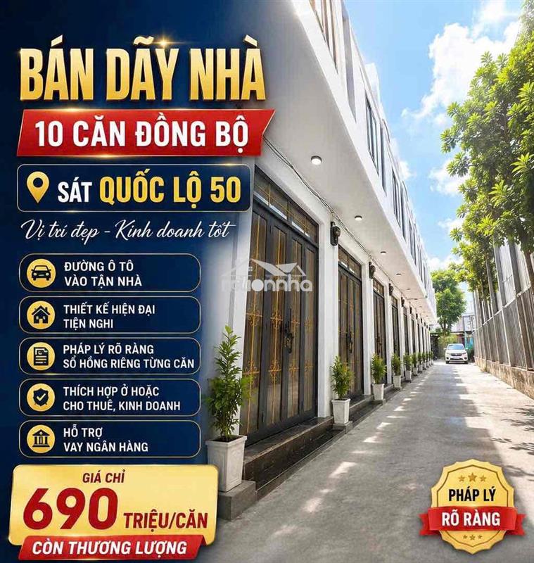 🏠Nhà phố liền kề hiện đại - mặt tiền 4m - hxh - chỉ 690 triệu