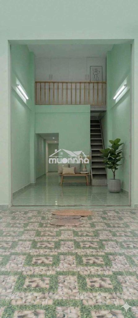 Nhà 1 trệt 1 đúc lửng,3 phòng,dt sử dụng 65m2