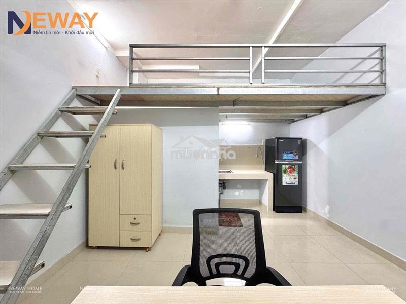 Phòng trọ có gác - có sân sau full nội thất gần etown cộng hoà
