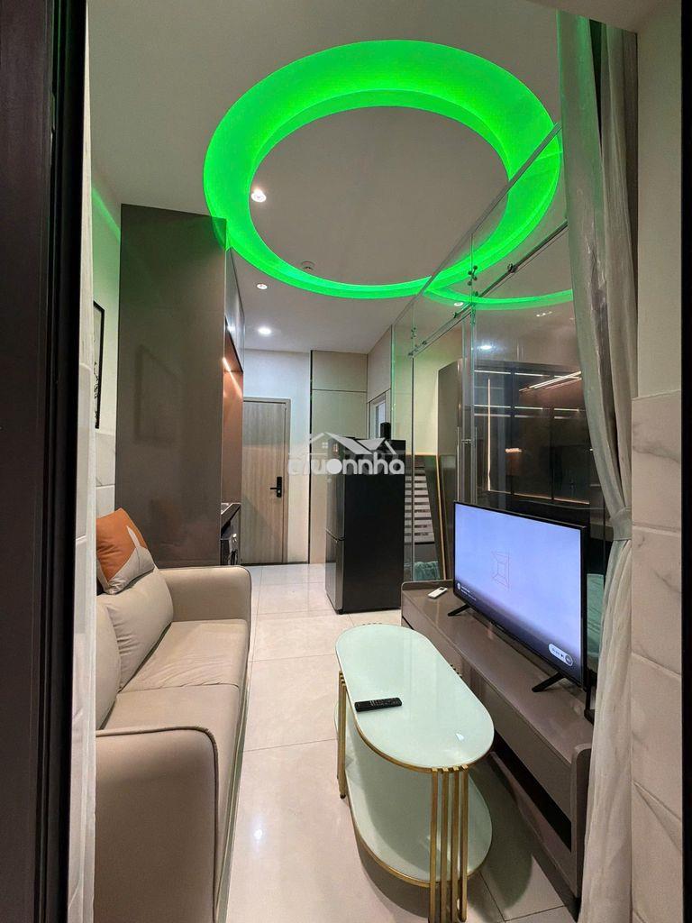 Chdv cityland 1pn 1 phòng khách có ban công full nội thất