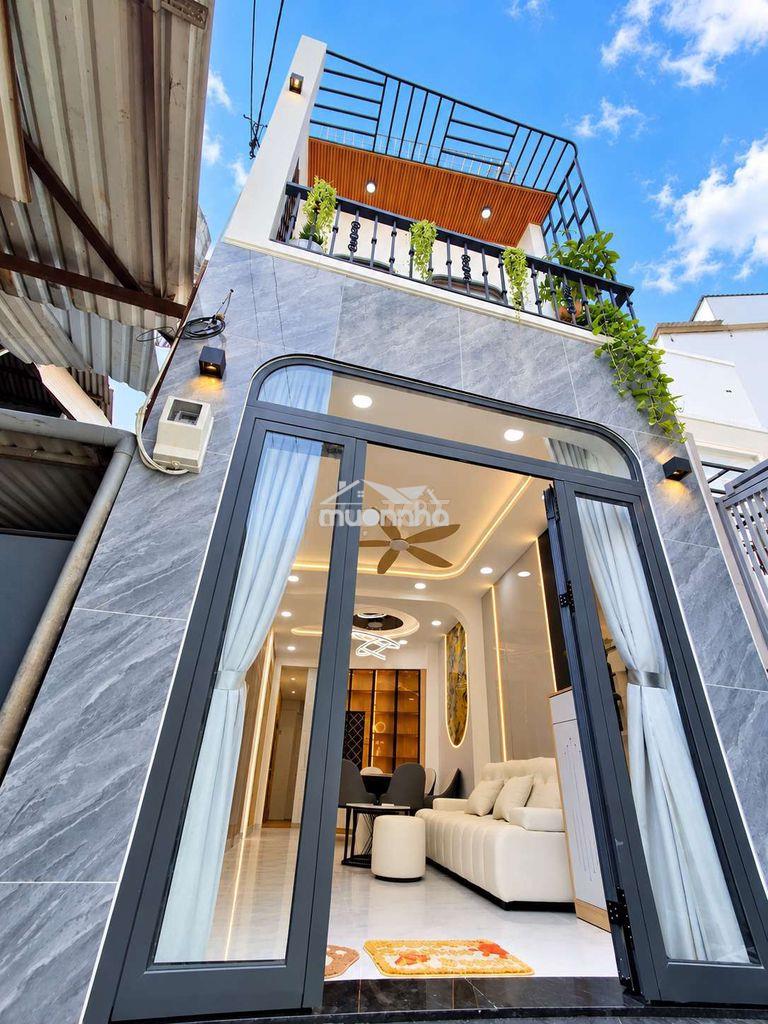 Nhà bình thạnh giá rẻ - 50m2 đất, 3 tầng 3pn 3wc full nội thất cao cấp