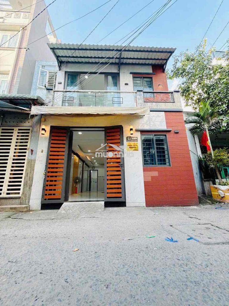 Nhà dtích lớn 75 m2 đất (5.2x14m),hẻm rộng 6 mét, âu dương lân p3 q8