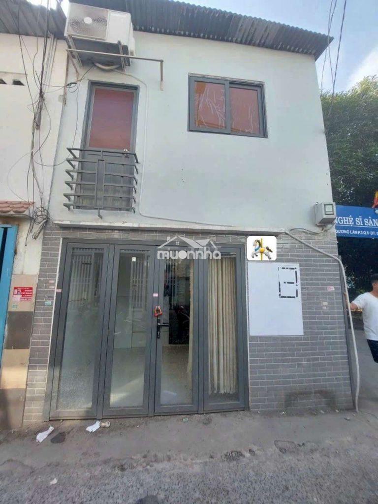 Cho thuê nhà mặt tiền hẽm đường âu dương lân p3.q8 dt.3m5×4m } 1 lầu.