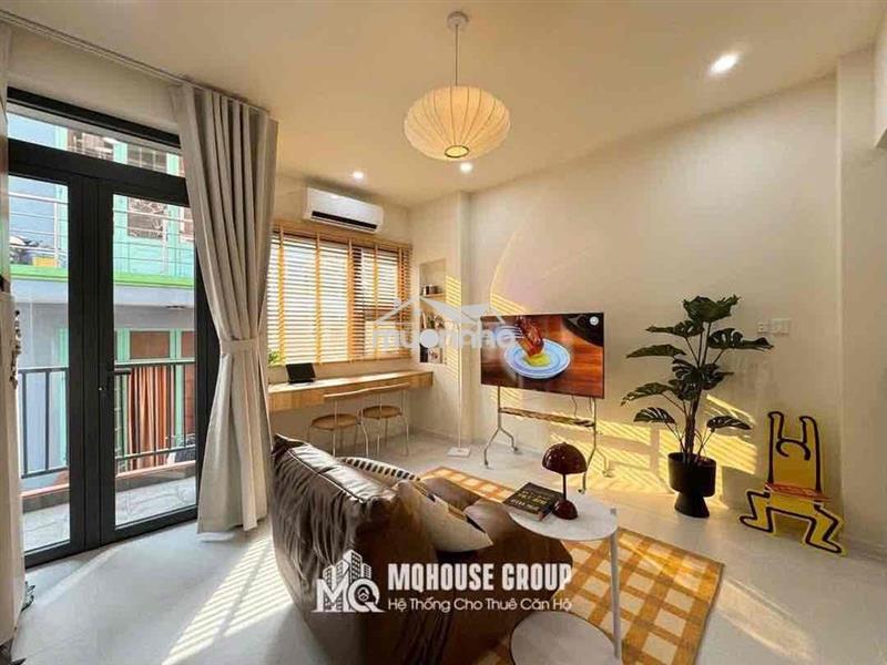 Căn hộ cao cấp 50m2 q1 khu tân định 1 phòng ngủ bancol full nội thất
