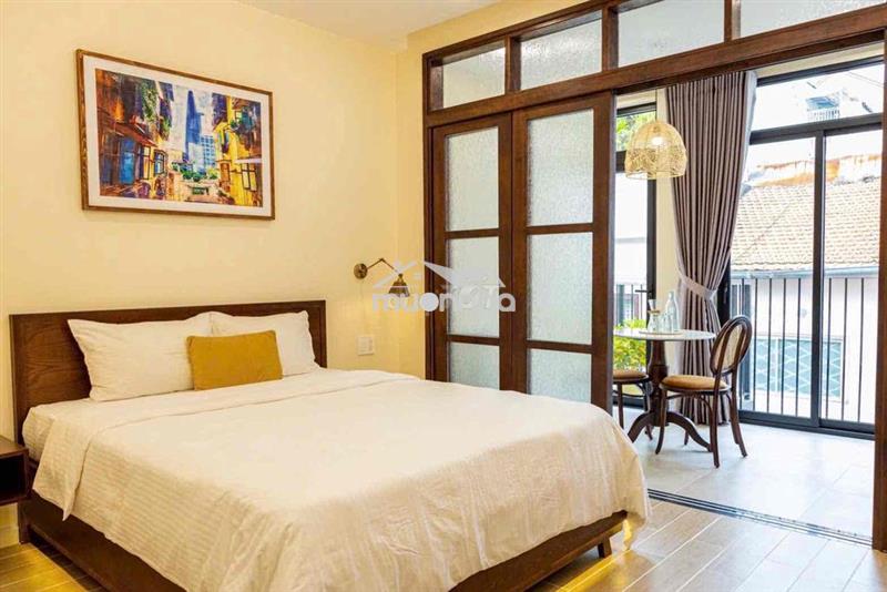 1 phòng ngủ , ban công cực to , cực chill , full nội thất , thang máy
