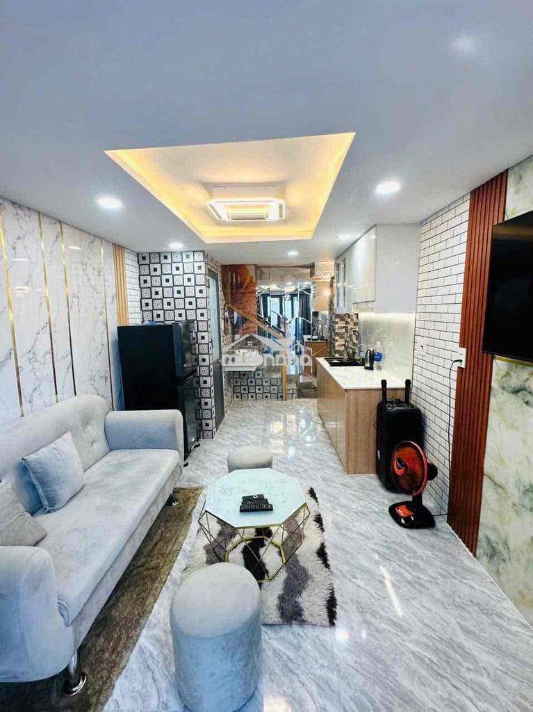 Cho thuê nhà mới 1 trệt 2 lầu có sân thượng - cầu lê văn sỹ quận 3 - Ảnh 4